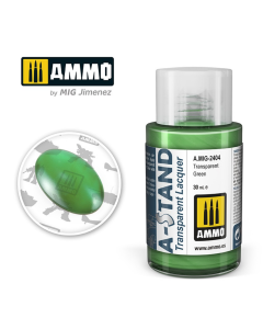 AMMO A-Stand Transparent Green (Alclad ALC404) 30ml AMMO by Mig 2404