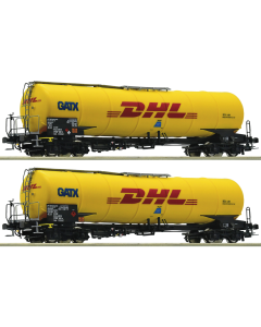 H0 Set Ketelwagens GATX "DHL", 2-delig Roco 76024