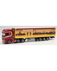 H0 Scania CR 20 HD 6x2 G.Sz. Ben Becker (NL) Herpa 314091