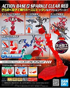 Action Base 2 Sparkle Clear Red BANDAI 54456