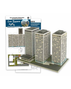 1/1250 Lee Towers, Rotterdam (papieren bouwplaat) STRM 01022