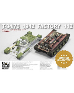 1/35 T-34/76 1942 Factory 112 w/Transparant top AFV-Club 35S51