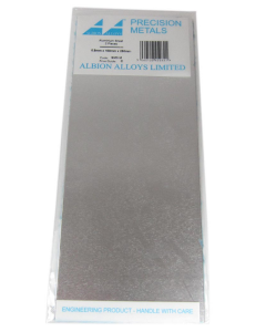 Aluminium Plaat 0.8mm x 100mm x 250mm, 2 stuks Albion Alloys SM3M