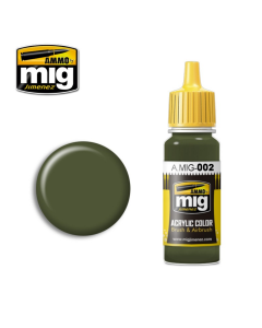 RAL 6003 olive green opt. 2 17ml AMMO by Mig 0002