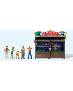 H0 Kermis kraam Schiettent Preiser 24694
