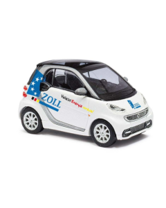 H0 Smart Fortwo Coupe 2012 "Zoll wit" Busch 46215