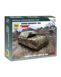 1/100 German "Maus" Superheavy Tank, snap fit "Art of Tactic" Zvezda 6213