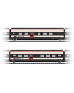 H0 SBB Uitbreidingsrijtuigen Set 2 voor RABe 501 Giruno, 2-delig Marklin 43462