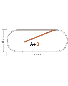 H0 GeoLine Railset B Roco 61101