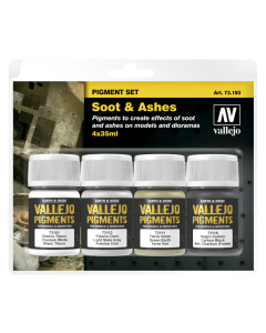 Soot & Ashes Pigment Set Vallejo 73193