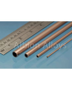Koper Buis 3.0mm x 0.45mm x 305mm, 4 stuks Albion Alloys CT3M