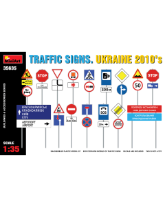 1/35 Traffic Signs, Ukraine 2010's MiniArt 35635