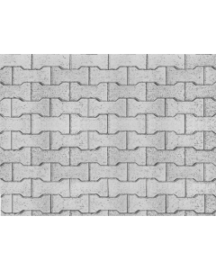 N Decorplaat moderne cementen klinkers - Karton (25 x 12.5cm), per stuk Vollmer 47372