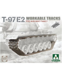 1/35 T-97E2 Workable Tracks for M48 / M60 Family Takom 2163