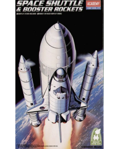 1/288 Space Shuttle w/Booster Rockets Academy 12707