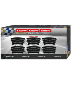 132/24  Bocht R3 30°, 6 stuks Carrera 20573