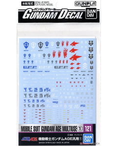 HG Gundam Decal #121: Mobile Suit Gundam AGE Series BANDAI 61985