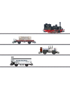 H0 DRG Treinset Stoomlocomotief BR 89.80 met 3-Goederenwagens, "800 Jaar Rostock" | MFX + Sound Marklin 26614
