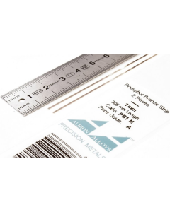 Fosforbrons Strip 1.0mm, 2 stuks Albion Alloys PB1M