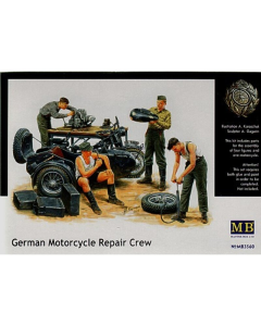 1/35 German Motorcycle Repair Crew Master Box 03560