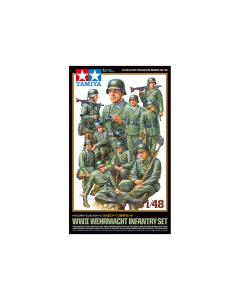 1/48 German Wehrmacht Infantry, 10 figuren Tamiya 32602