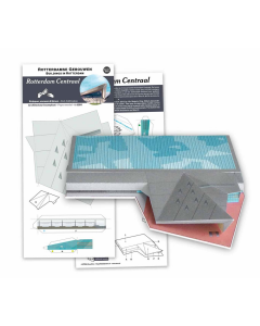 1/1250 Rotterdam Centraal Station (CS), Rotterdam (papieren bouwplaat) STRM 01010
