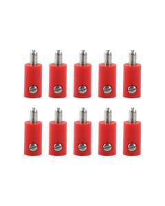 Stekker "Rood", 10 stuks Brawa 3052