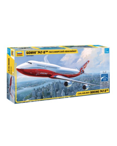 1/144 Boeing 747-8 Civil Airliner Zvezda 7010