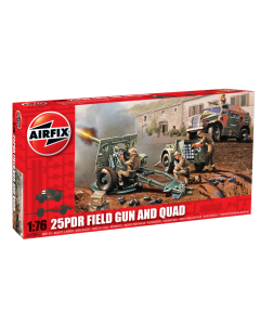 1/76 25PDR Field Gun & Quad Airfix 01305V