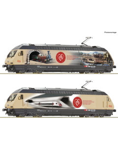 H0 AC SBB E-Lok 460 019-3 “175 years of Swiss Railways”, AC Digitaal Sound Roco 78678