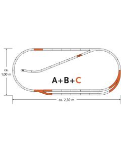 H0 GeoLine Railset C Roco 61102