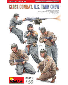 1/35 U.S. Tank Crew, Close Combat (5 figuren) MiniArt 35311