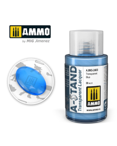 AMMO A-Stand Transparent Blue (Alclad ALC403) 30ml AMMO by Mig 2403
