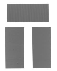 H0 Traanplaat, checkerplaat, jaloezieën, 3 stuks Kibri 11984