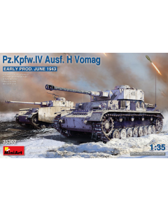 1/35 German Pz.Kpfw.IV Ausf. H Vomag. Early Prod. (June 1943) MiniArt 35302