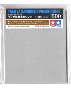 Sanding Sponge Sheet #600 Tamiya 87148