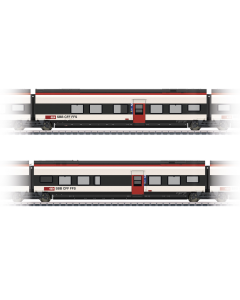 H0 SBB Uitbreidingsrijtuigen Set 1 voor RABe 501 Giruno, 2-delig Marklin 43461