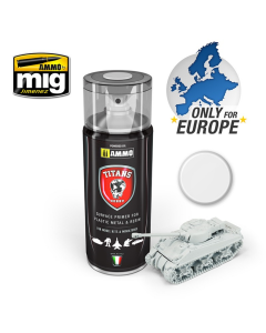 Titans hobby light grey matt primer 400 ml spray Titans Hobby 102