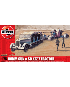 1/76 German Flak 88mm Gun & Tractor Airfix 02303V