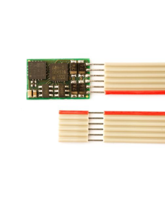 DH10C-1  DC N Locdecoder voor NEM 651 interface, met stugge aansluitdraden (1,5A) Doehler & Haass 10C1