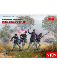 1/35 American Civil War: Union Infantry, Set 2 ICM Holding 35023