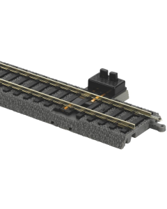 H0 A-Rails met bedding, recht G231 voor aansluitklem Piko 55406