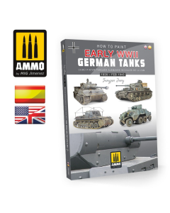 Book: How to Paint Early WWII German Tanks eng. AMMO by Mig 6037M