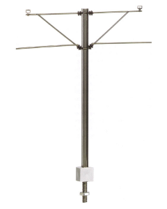 H0 H-profiel middenmast voor trams, per stuk Sommerfeldt 106