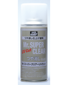 Mr. Super Clear UV Cut Flat Spray 170ml - B523 Mr. Hobby B523