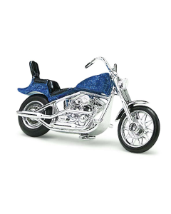 H0 Amerikaanse motorfiets, blauw Busch 40152