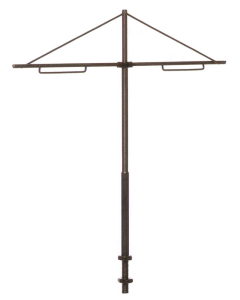 H0 Tram middenmast (nieuw design), 5 stuks Sommerfeldt 108