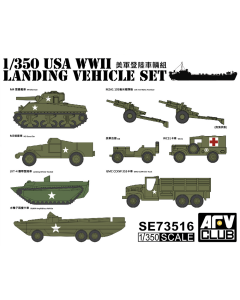 1/350 US Landing Vehicle Set WWII AFV-Club SE73516