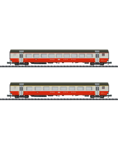 N SBB Set 2 Passagiersrijtuigen "Swiss Express", 2-delig Trix 18721