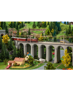 N Viaduct set, 2-sporig, recht Faller 222599